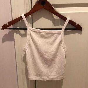 Never Worn: Highneck White Tank